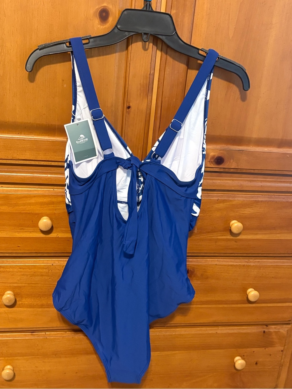 Everlast Blue One-Piece Swimsuit with White Accents